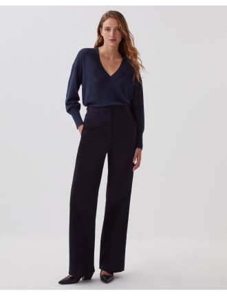 BLANDINE - Pantalon droit night sky