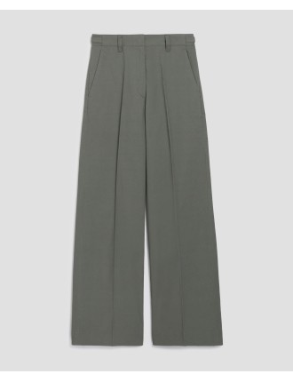 BLANDINE - Pantalon droit basil dark green