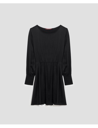 Robe courte fluide black beauty