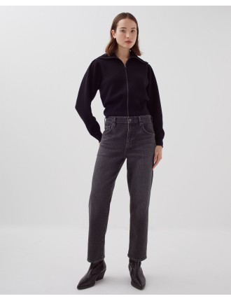 RITA - Jean slouchy dark gray