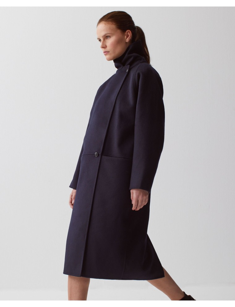 Manteau long double face night sky