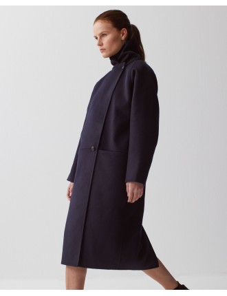 Manteau long double face night sky