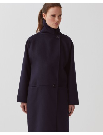 Manteau long double face night sky