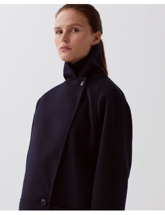 Manteau long double face night sky