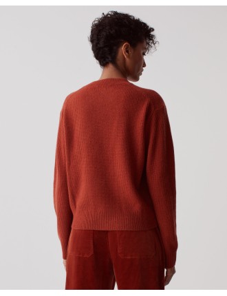 Pull en laine orange