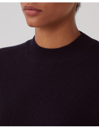 Pull en laine navy