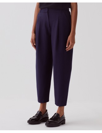 PEGGY - Pantalon carrot maritime blue