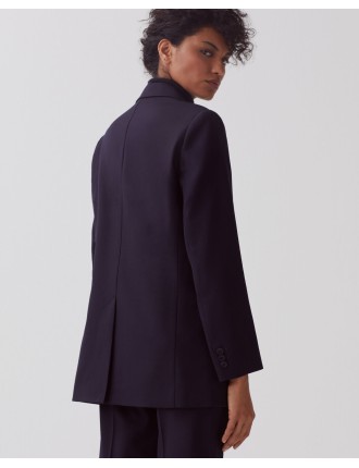 Blazer en laine navy