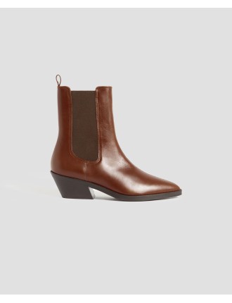 Boots en cuir brown