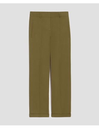 COLETTE - Pantalon droit military olive