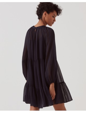 Robe courte fluide night sky