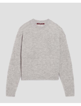 Pull à point fantaisie light gray