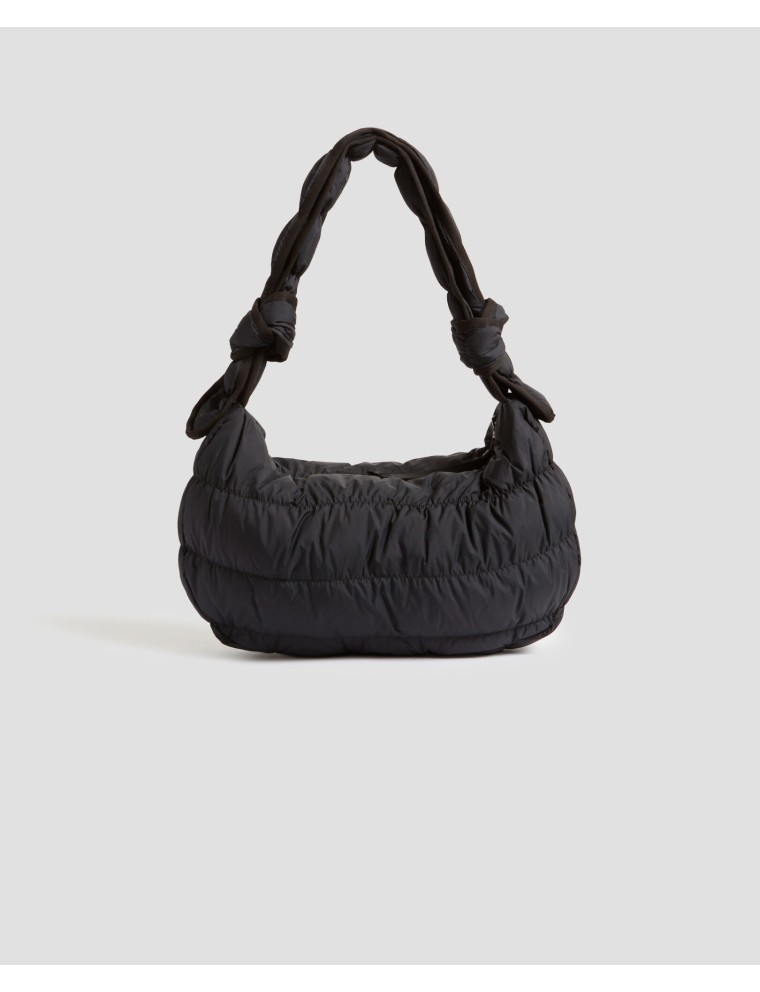 Sac demi-lune matelassé black