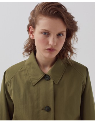 Blouson court military olive