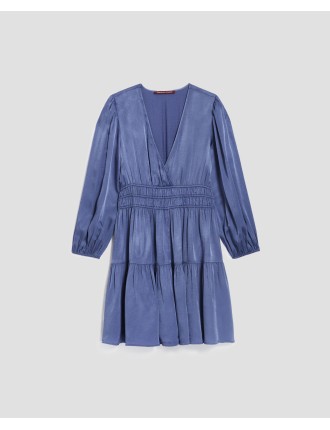 Robe courte fluide gray blue