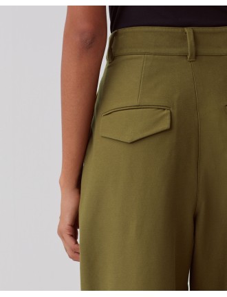 PEGGY - Pantalon carrot military olive