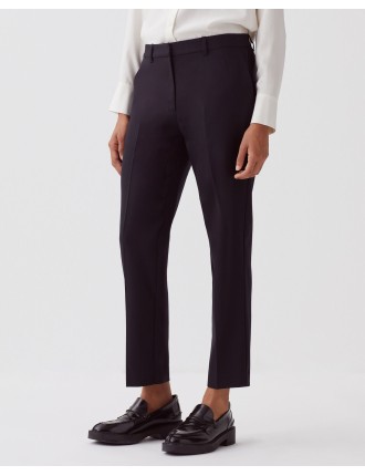 MARGUERITE - Pantalon cigarette black beauty