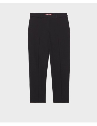 MARGUERITE - Pantalon cigarette black beauty