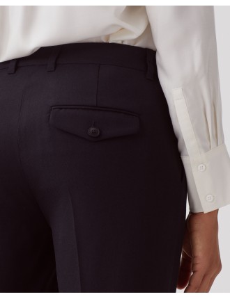 MARGUERITE - Pantalon cigarette black beauty