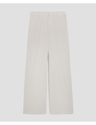 Pantalon en velours côtelé white