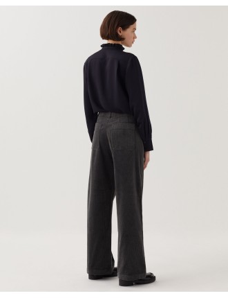 Pantalon en velours côtelé gray