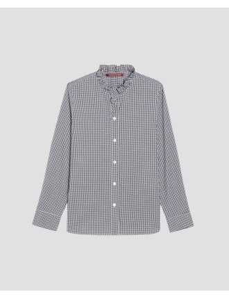 Chemise en coton gingham checks